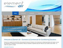 Tablet Screenshot of elementair.com.au